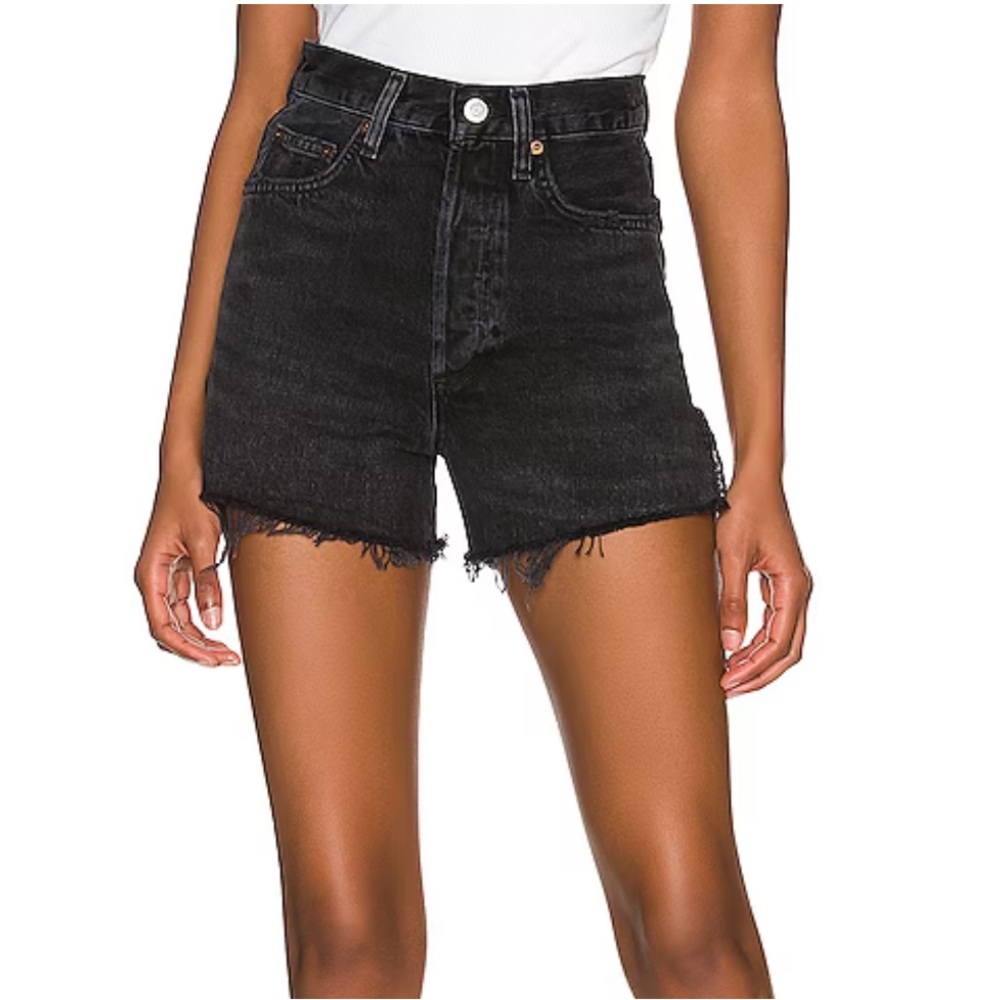 AGOLDE Dee Shorts, Black 27